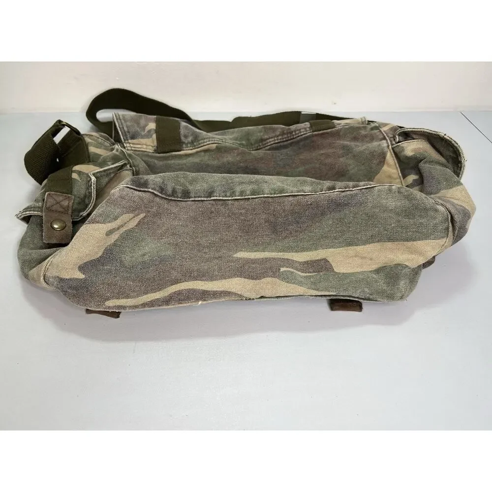 NWT Old Navy Woodland Camouflage Messenger Bag Y2K